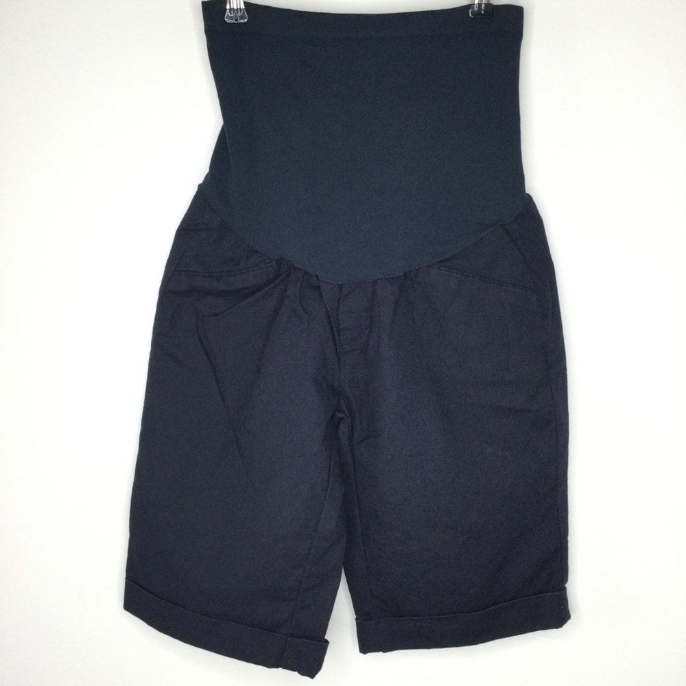 A Pea in the Pod Maternity Shorts Navy Blue Small